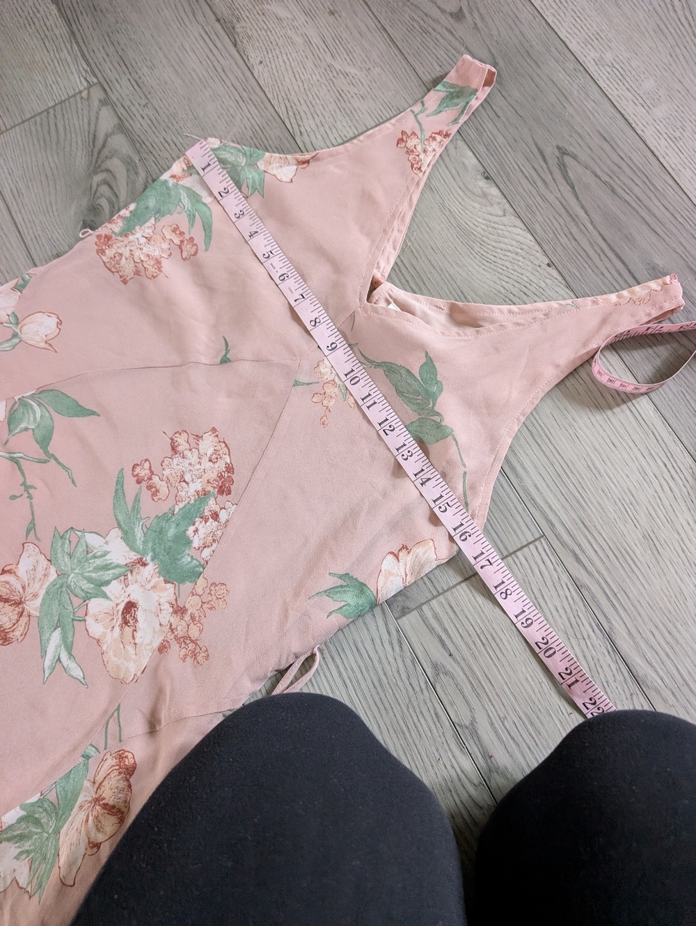 Dress Forum Blush Baby Pink Floral Maxi Fairycore Ethereal Dress Size Small - Picture 8 of 9
